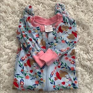 Hanna Andersson Footed Pajamas, size 70